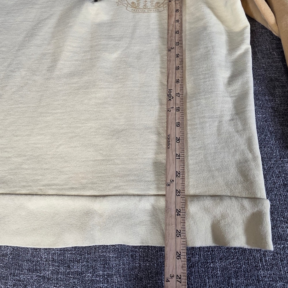 Taylor Swift Folklore Holiday Limited Edition Quarter Zip Pullover SWIFT Large - Picture 9 of 10